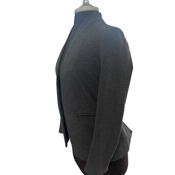 J Crew 365 Going Out Blazer Size 0 Open Front Small Jacket Career Gray Career - Picture 4 of 11